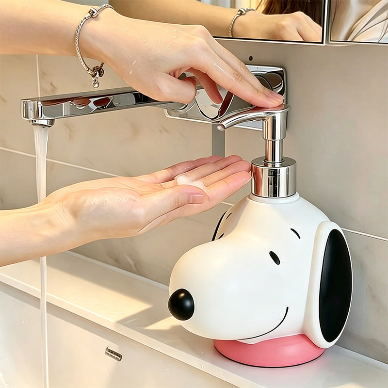Snoopy Cartoon Soap Dispenser Bottle