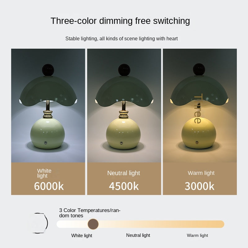 Shell-Shaped Luxury Minimalist Bedside Lamp