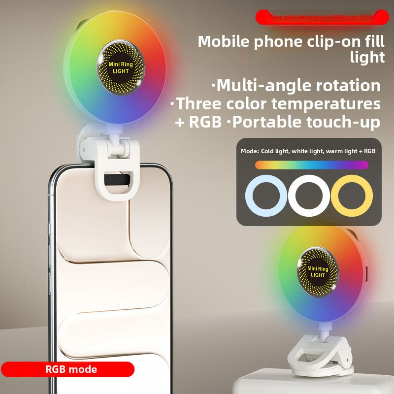 Magnetic Phone Fill Light – Adjustable Color Temp