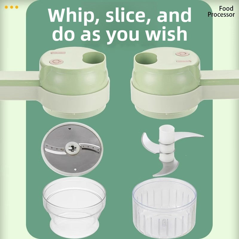 Handheld Electric Vegetable Cutter & Slicer