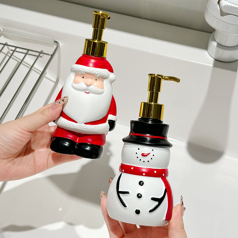 Santa Claus Hand Soap Pump Bottle