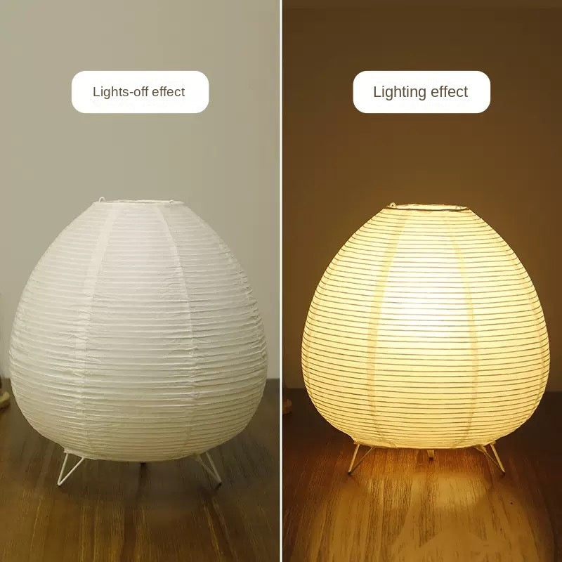 Japanese Lantern Table Lamp – Noguchi Style