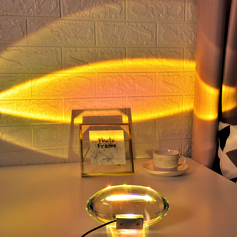 Angel Eye Crystal Bedside Table Lamp