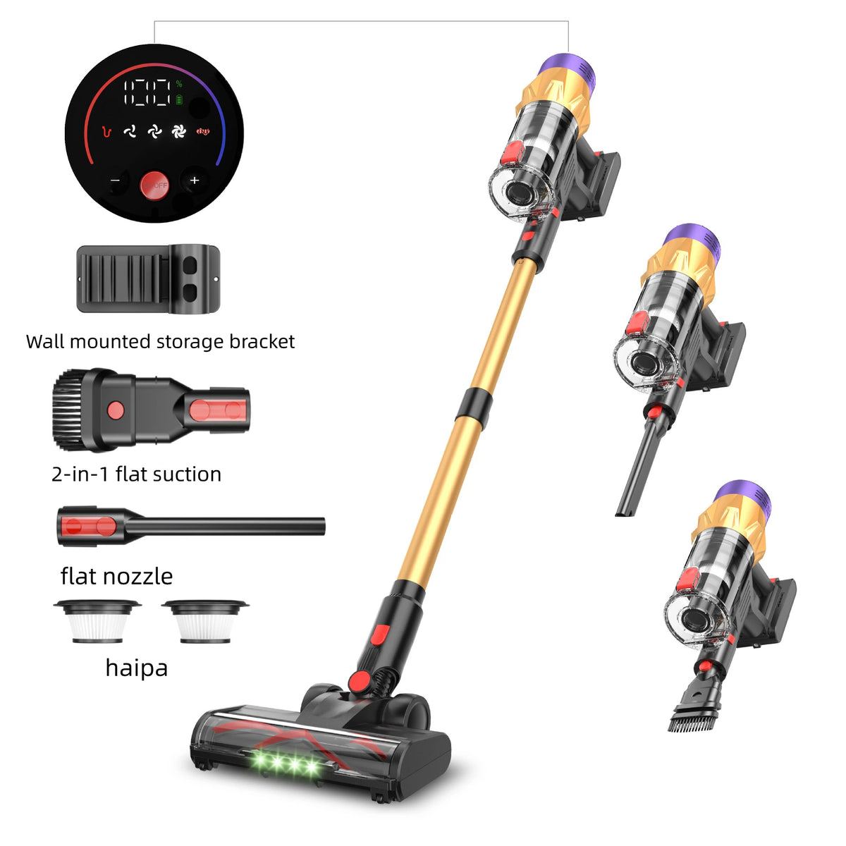Wireless Vacuum Cleaner 35000Pa 550W