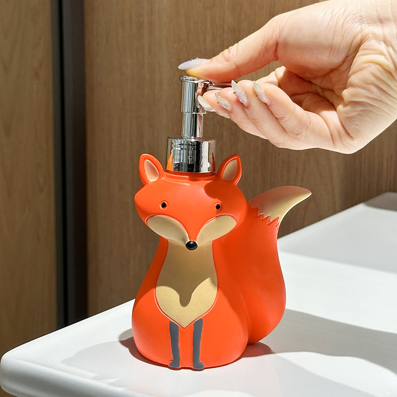 Fox-Shaped Lotion & Soap Dispenser Bottle
