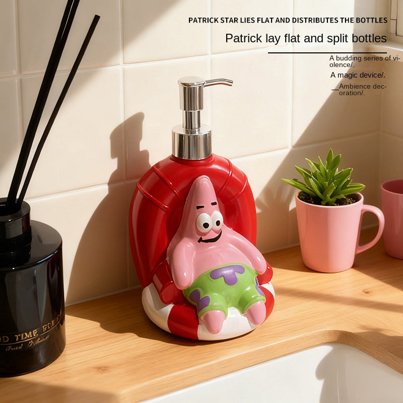 Patrick Star Squeeze Soap Dispenser Bottle