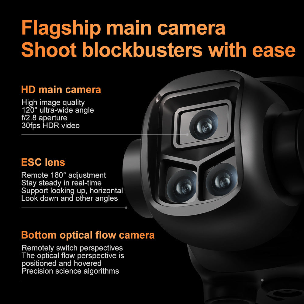 8K HD Drone with Triple Camera & Obstacle Avoidance