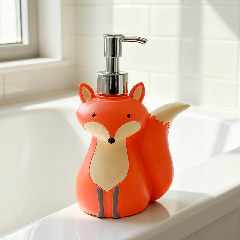 Fox-Shaped Lotion & Soap Dispenser Bottle