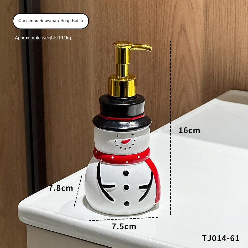 Santa Claus Hand Soap Pump Bottle