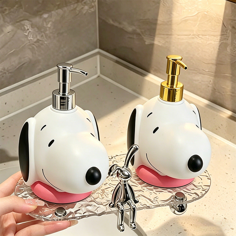 Snoopy Cartoon Soap Dispenser Bottle