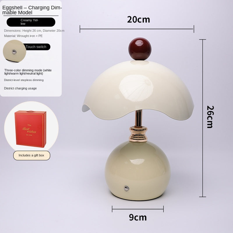 Shell-Shaped Luxury Minimalist Bedside Lamp