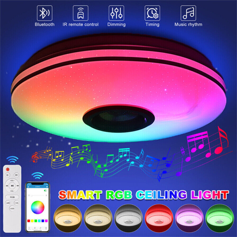 Bluetooth RGB LED Ceiling Lamp with App Control