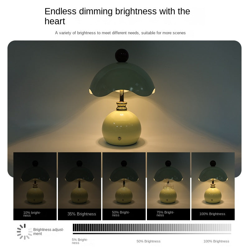 Shell-Shaped Luxury Minimalist Bedside Lamp