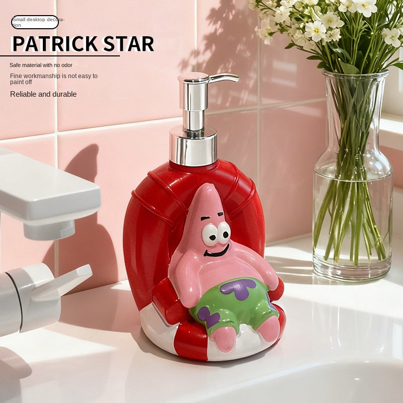 Patrick Star Squeeze Soap Dispenser Bottle