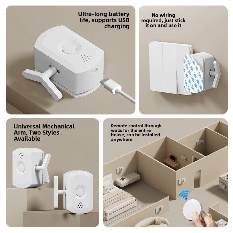 Hands-Free Light Switch Extension Tool