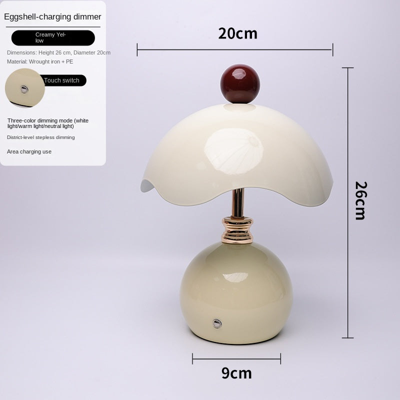 Shell-Shaped Luxury Minimalist Bedside Lamp