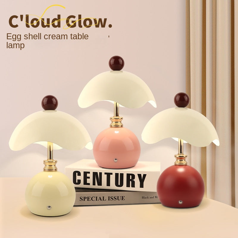 Shell-Shaped Luxury Minimalist Bedside Lamp