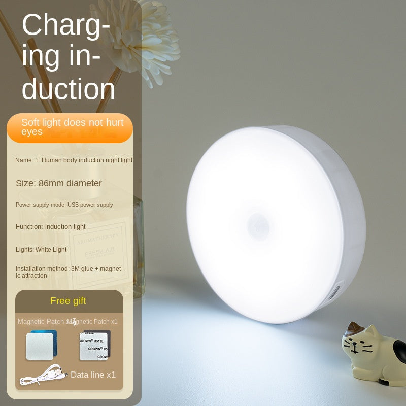 Smart Motion Sensor Night Light with Wireless Charging