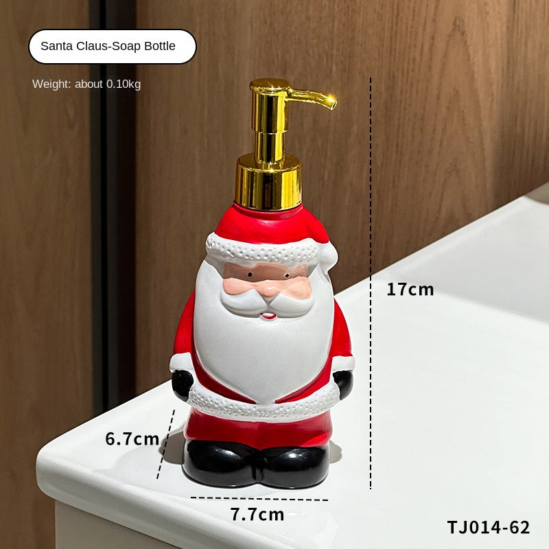 Santa Claus Hand Soap Pump Bottle