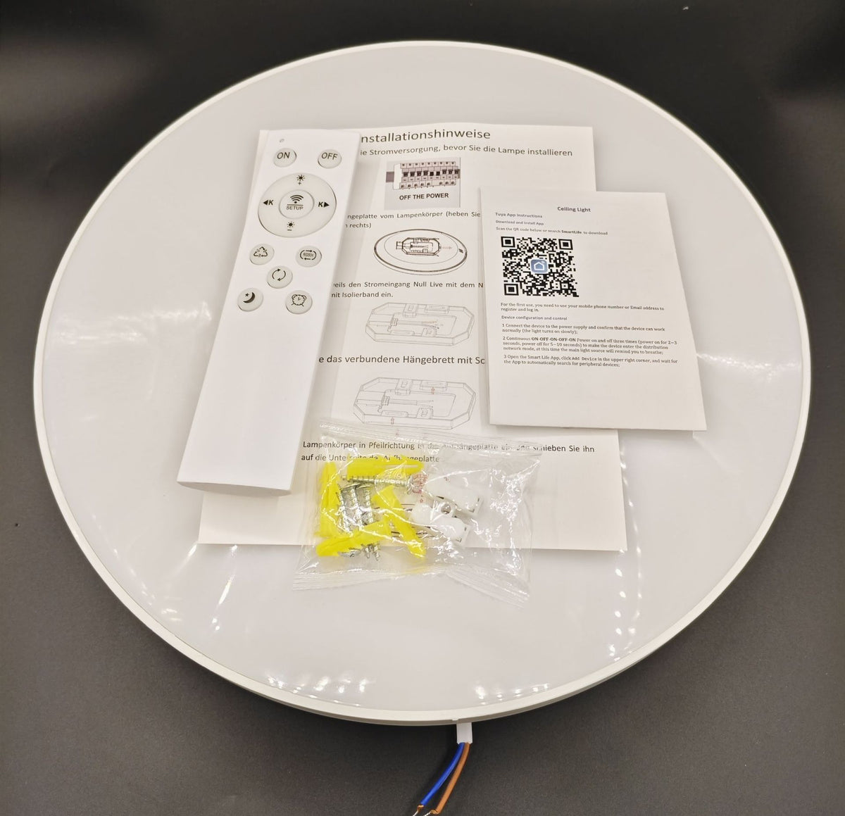 Smart Ceiling Light with Alexa & Bluetooth
