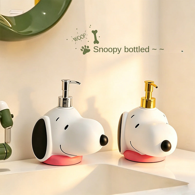 Snoopy Cartoon Soap Dispenser Bottle