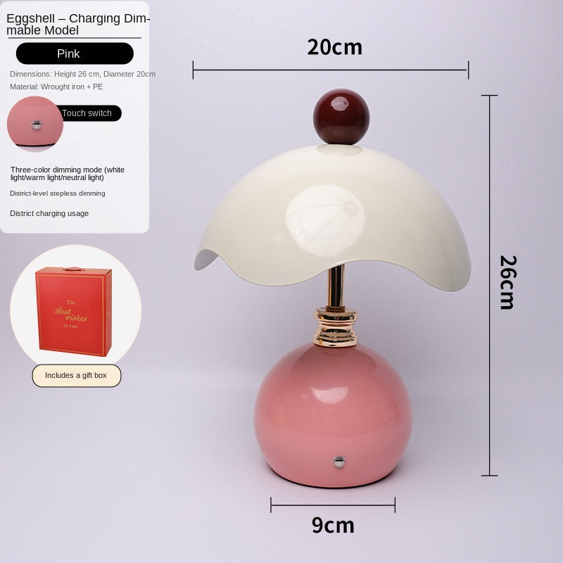 Shell-Shaped Luxury Minimalist Bedside Lamp