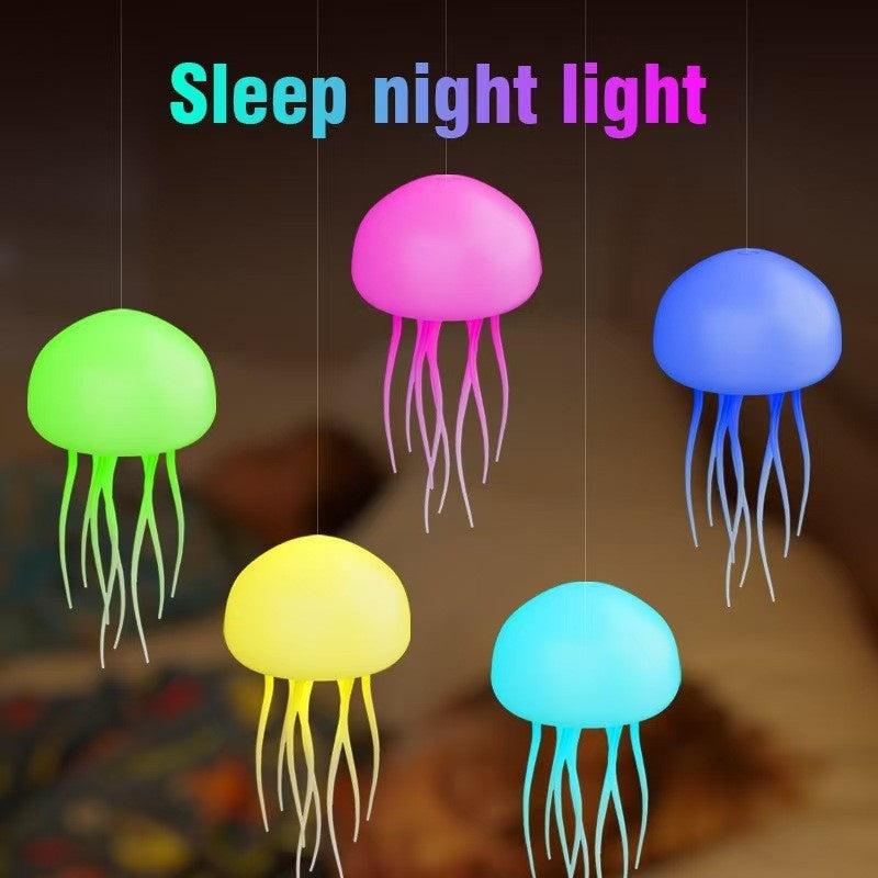 Sound-Controlled Jellyfish Gradient Ambient Lamp