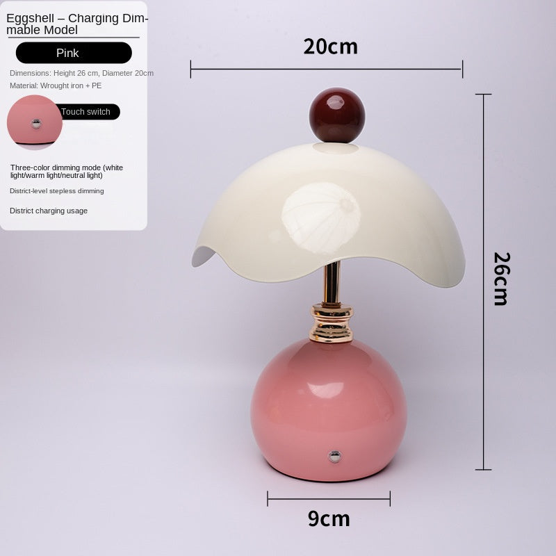 Shell-Shaped Luxury Minimalist Bedside Lamp