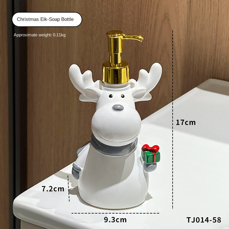Santa Claus Hand Soap Pump Bottle