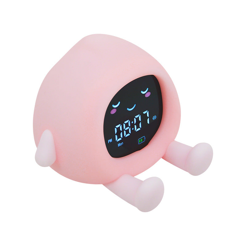 Fruit Alarm Clock with Color-Changing Night Light