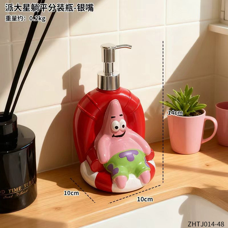 Patrick Star Squeeze Soap Dispenser Bottle