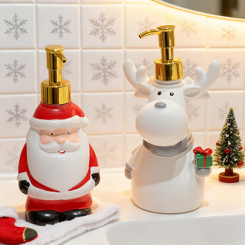 Santa Claus Hand Soap Pump Bottle