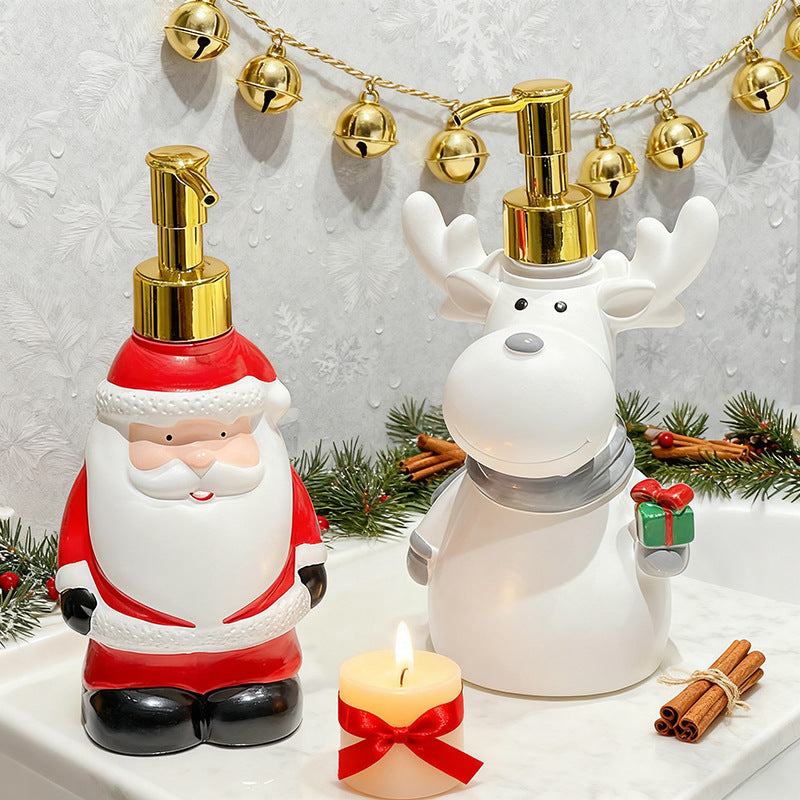 Santa Claus Hand Soap Pump Bottle