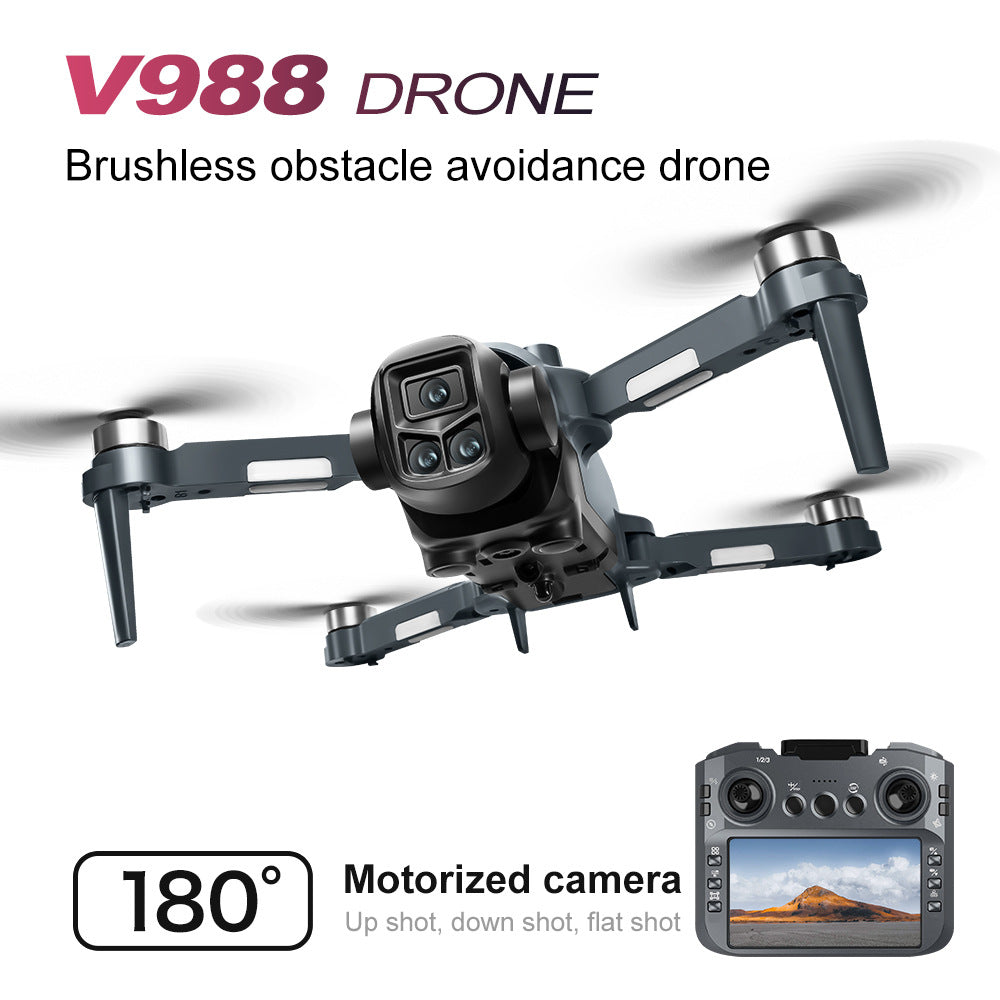 8K HD Drone with Triple Camera & Obstacle Avoidance