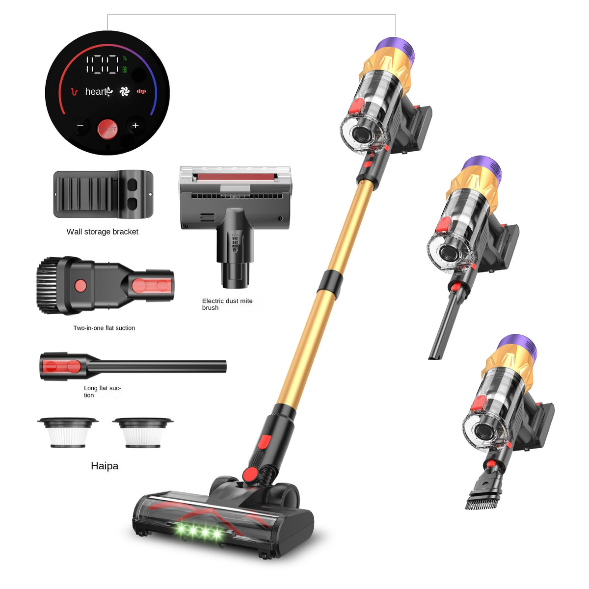 Wireless Vacuum Cleaner 35000Pa 550W