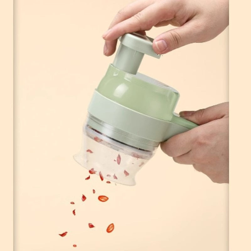 Handheld Electric Vegetable Cutter & Slicer