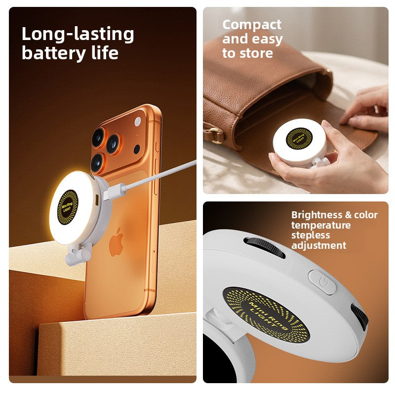 Magnetic Phone Fill Light – Adjustable Color Temp