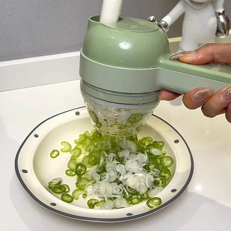Handheld Electric Vegetable Cutter & Slicer
